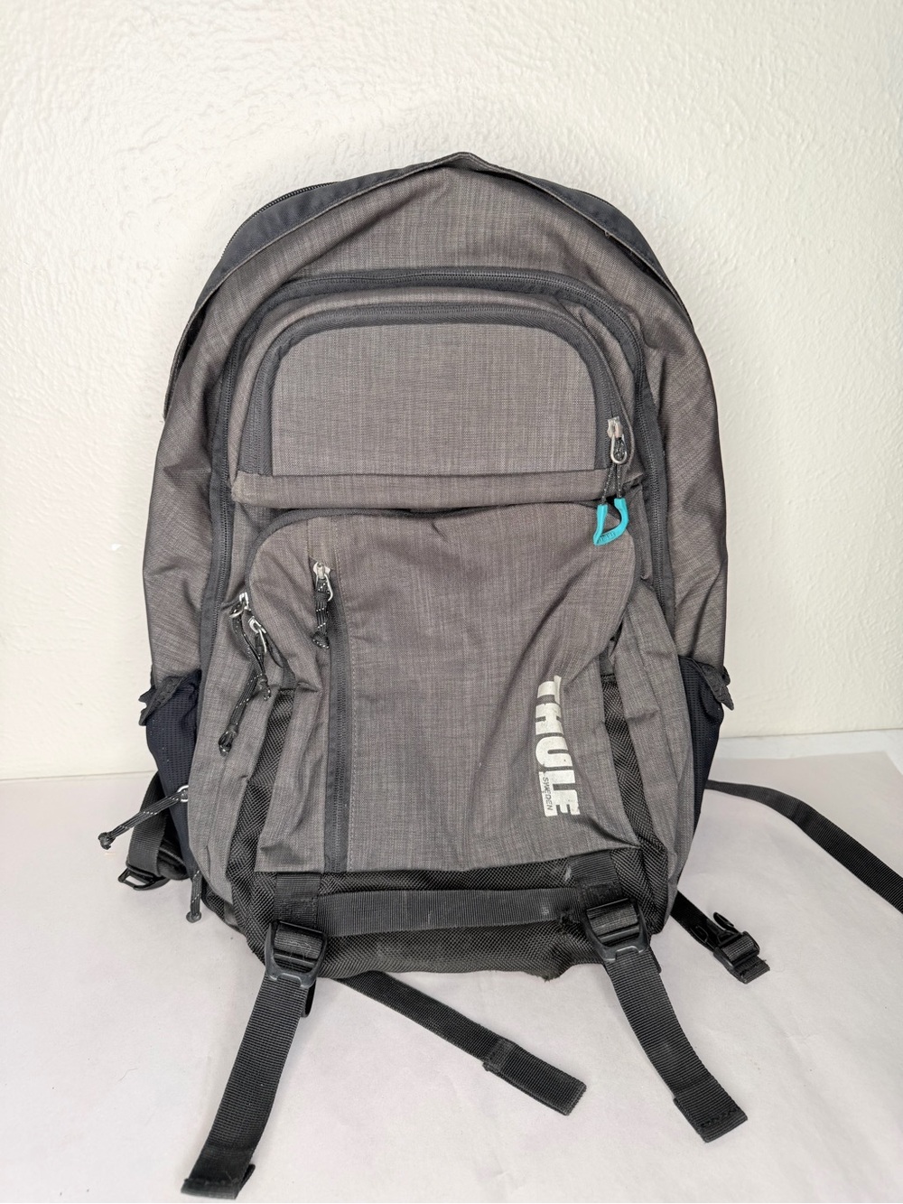 Thule gray computer backpack